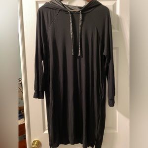 Cozy Earth Long Sleeve Dress with Hood